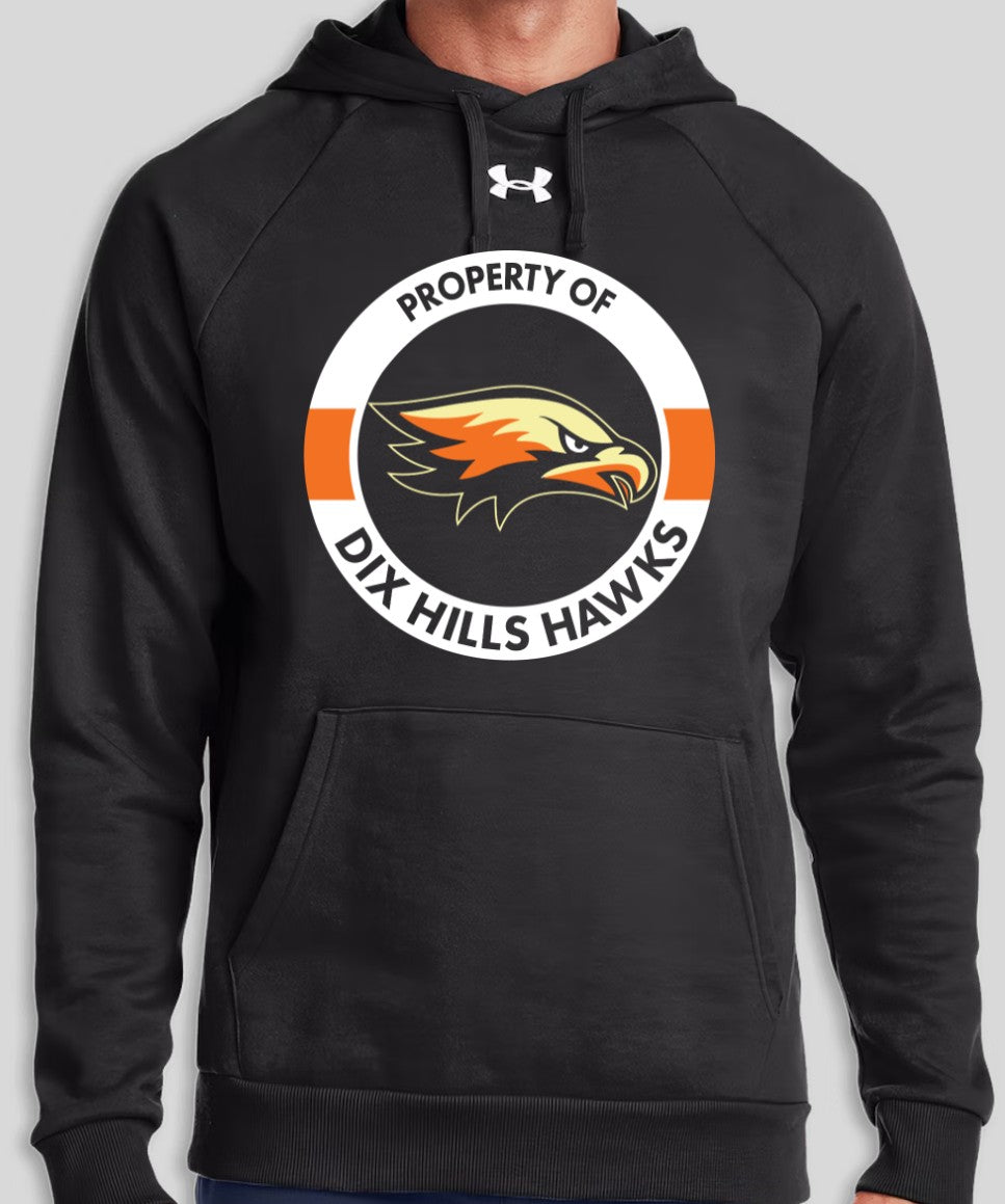 Hawks UA Rink Fleece Hoody