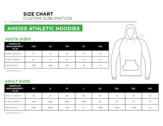 TLI Sublimated Jersey Hoody