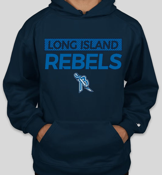 Rebels Performance Fleece Locker Room Hoody