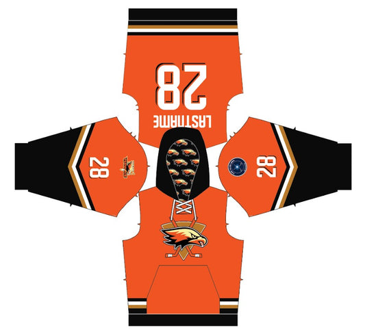 Hawks Sublimated Jersey Hoody