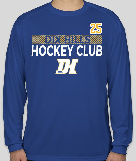 DH Hockey Club Performance Long Sleeve T