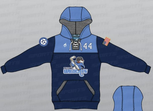 Wildcats Custom Lace Up Hoody