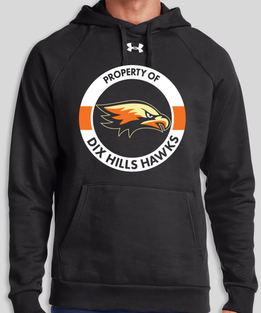 Hawks UA Rink Fleece Hoody
